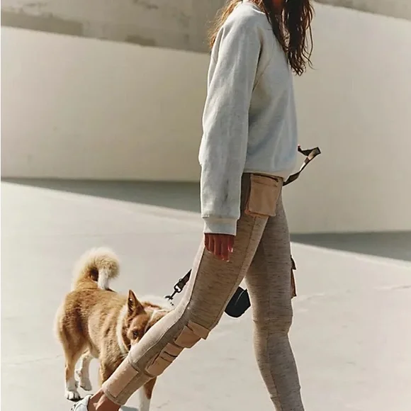 FP Movement by Free People Trail Leggings in Muted Beige - Picture 4 of 11